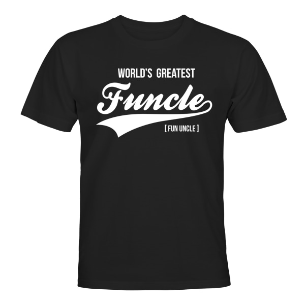 Funcle Fun Uncle - T-PAITA - UNISEX Svart - 2XL