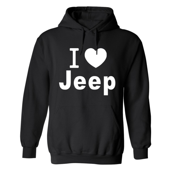 Jeep - Hættetrøje / Sweater - DAME Svart - 3XL