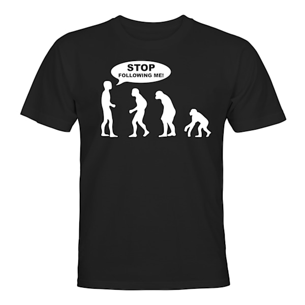 Stop Following Me - T-SHIRT - HERR Svart - L