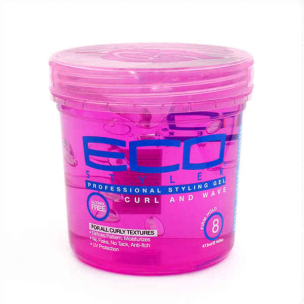 Styling gel Eco Styler Curl & Wave Pink Krøllete hår 946 ml