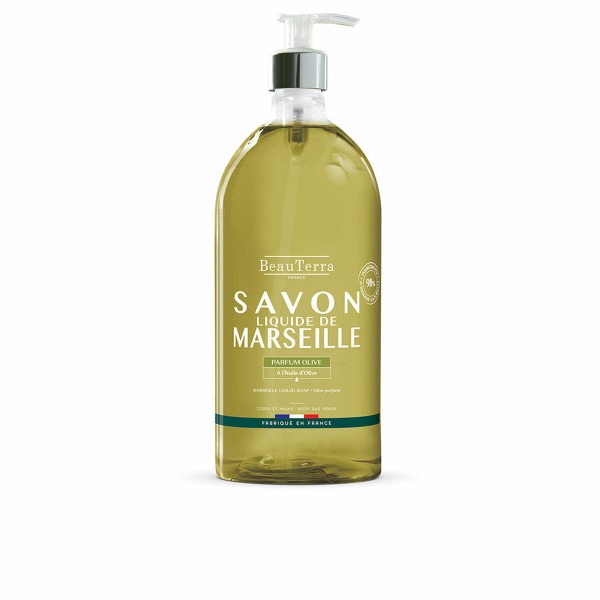 Flytende såpe Beauterra Savon de Marseille Oliven 1 L