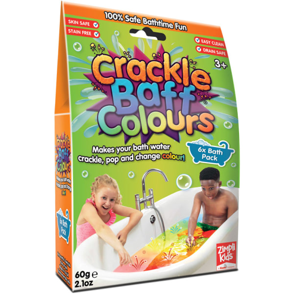 Crackle Baff Colours - 6 Pack 60G