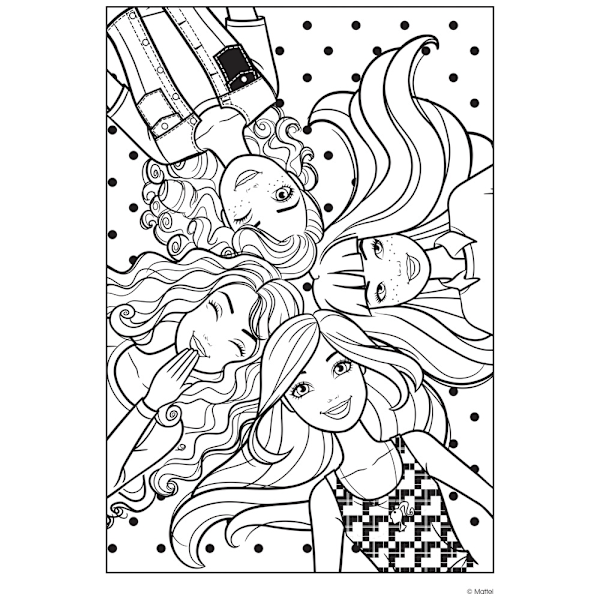 Barbie Jumbo Colouring Book