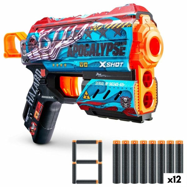 Pistol med Pilar Zuru X-Shot Flux 21,5 x 14 x 4 cm (12 antal)