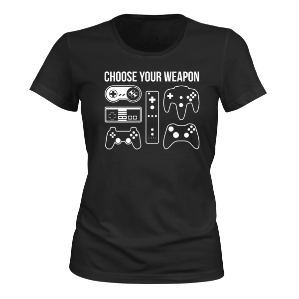 Choose Your Weapon - T-SHIRT - DAM svart XL