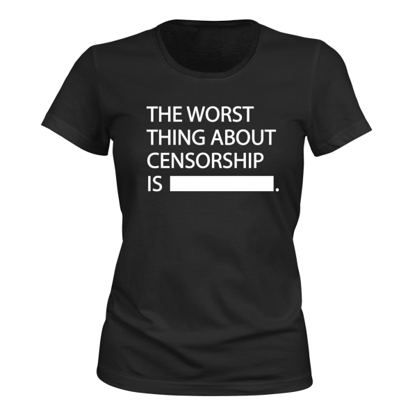 Censorship - T-SHIRT - DAM svart XXL