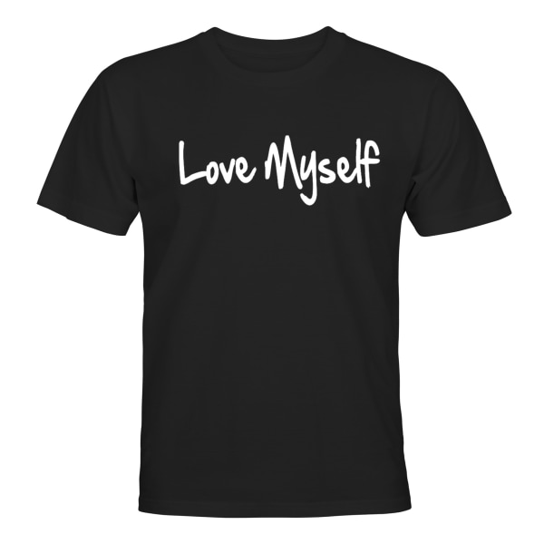 Love Myself - T-PAITA - UNISEX Svart - 5XL