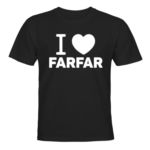 Jag Älskar Farfar - T-SHIRT - BARN svart Svart - 118 / 128