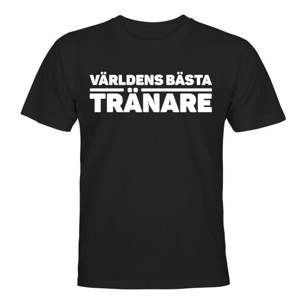 Verdens beste trener - T-SHIRT - UNISEX Svart - L