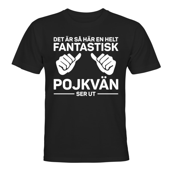 Fantastisk kjæreste - T-SHIRT - UNISEX Svart - 3XL