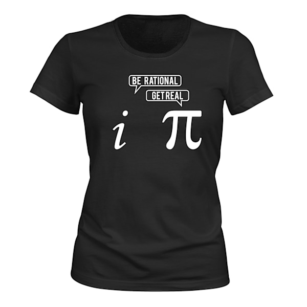 Vær rasjonell Get Real - T-SHIRT - DAME svart M