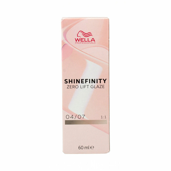 Permanent hårfäg Wella Shinefinity Nº 04/07 (60 ml)