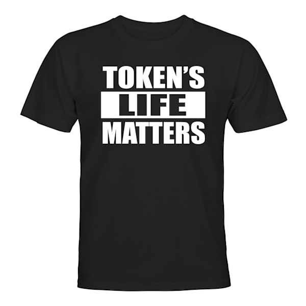 Tokens Life Matters - T-SHIRT - HERR Svart - M