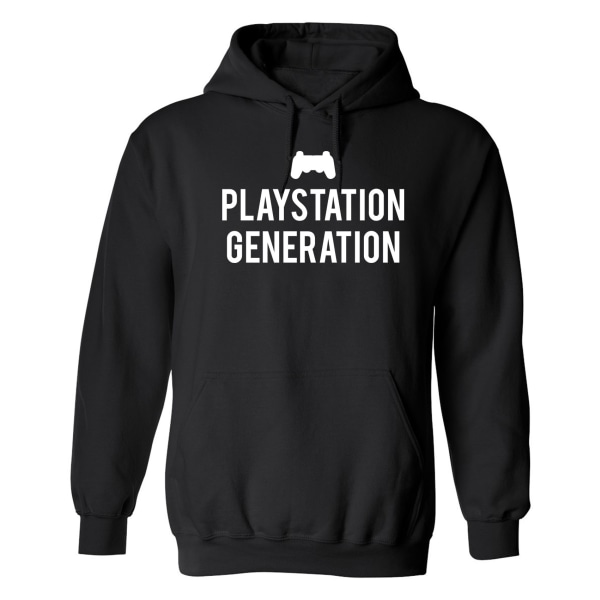 Playstation Generation - Hoodie / Tröja - HERR Svart - 3XL