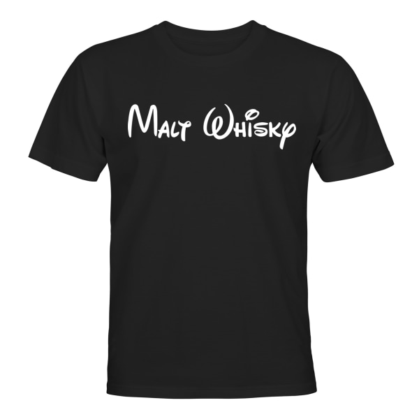 Malt Whisky - T-SHIRT - HERR Svart - 4XL