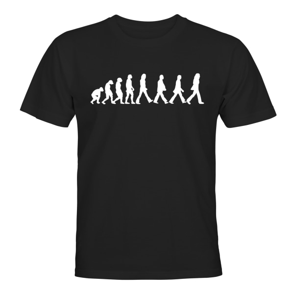 Evolution Of Beatles - T-SHIRT - UNISEX Svart - L