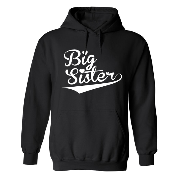 Big Sister - Hoodie / Tröja - UNISEX Svart - S