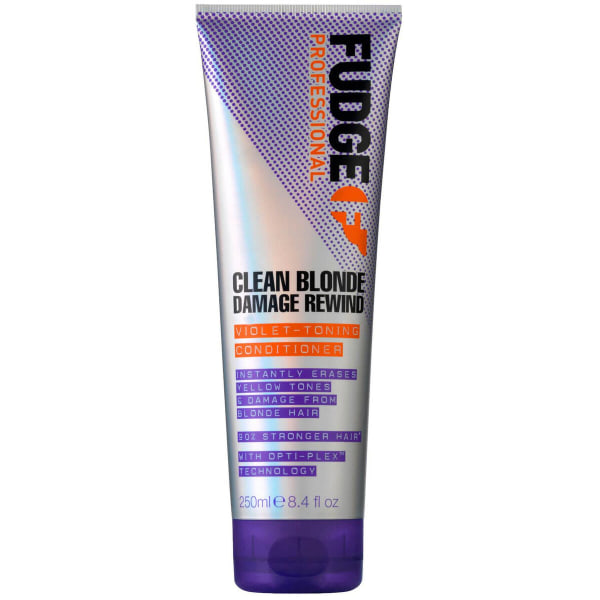 Värisävyttävä hoitoaine vaaleille hiuksille Fudge Professional Clean Blonde Damage Rewind 250 ml