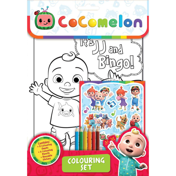 COCOMELON COLOURING SET