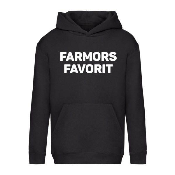 Farmors Favorit - Hoodie / Tröja - BARN svart Svart - 128
