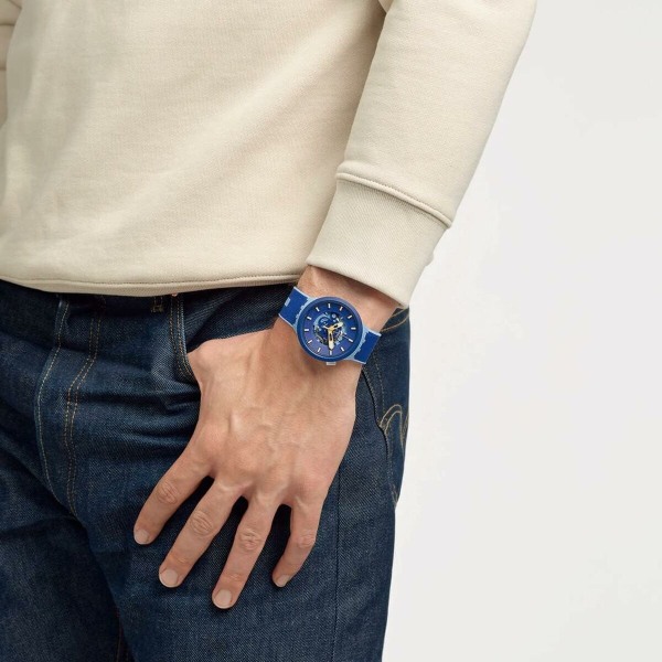 Miesten kello Swatch BOUNCING BLUE (Ø 47 mm)