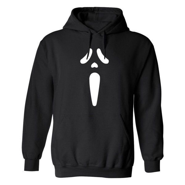 Scream - Hoodie / Tröja - UNISEX Svart - 4XL