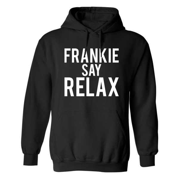 Frankie Say Relax - Hoodie / Tröja - DAM Svart - 4XL