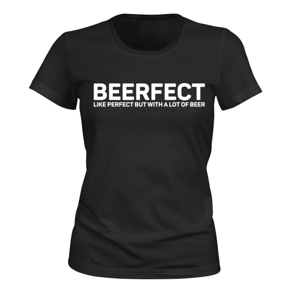 Beerfect - T-SHIRT - DAM svart XL