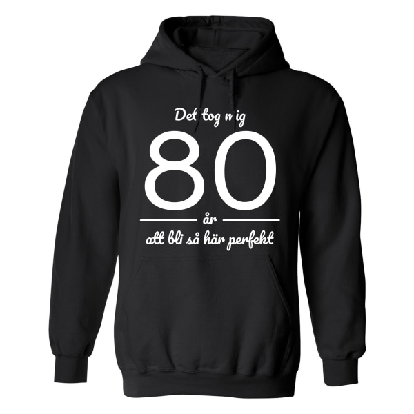 It Took Me 80 Years - Hættetrøje / Sweater - KVINDER Svart - XL