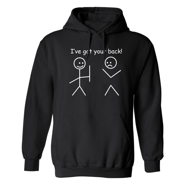 Ive Got Your Back - Hettegenser / Genser - HERRE Svart - 5XL