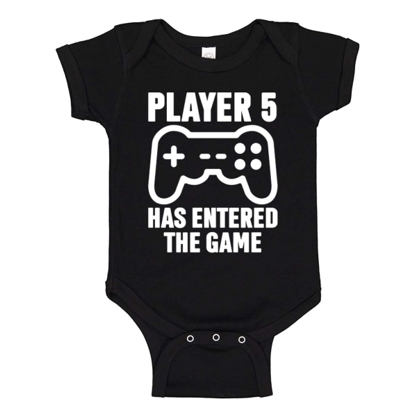 Player 5 Has Entered The Game - Baby Body svart Svart - 18 månader