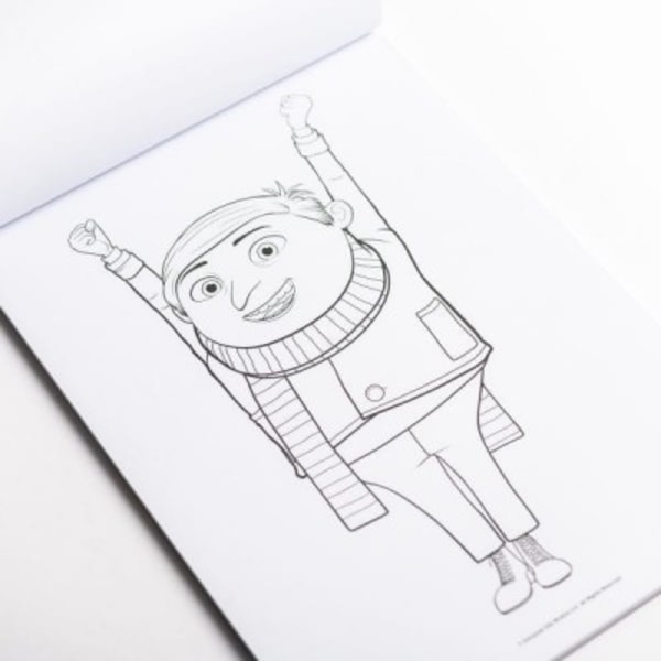 MINIONS JUMBO COLOURING PAD 112 sidor A4