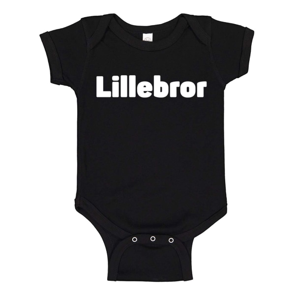 Lillebror - Baby Body svart Svart - Nyfödd