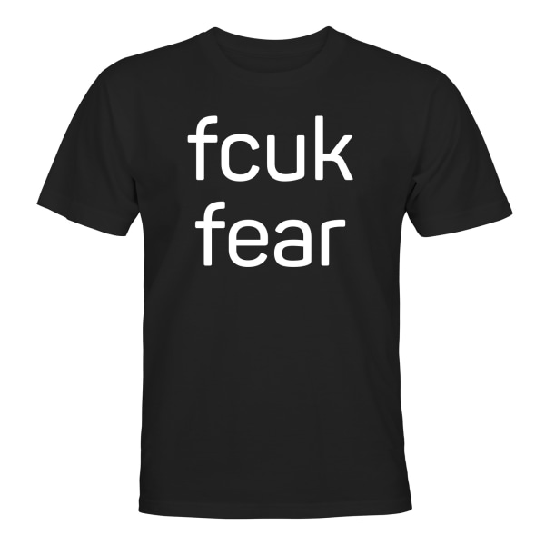 Fcuk Fear - T-SHIRT - MÆND Svart - S