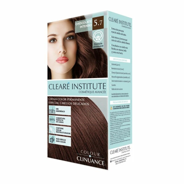 Permanent hårfäg - creme Clearé Institute Colour Clinuance Nº 5.7-chocolate intenso
