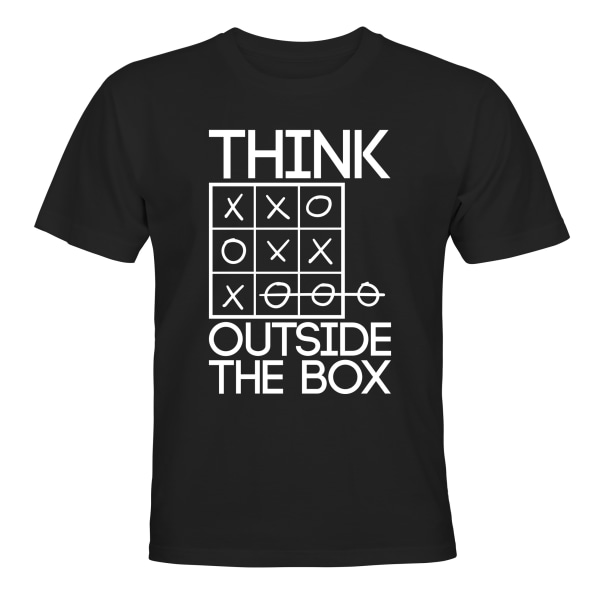 Think Outside The Box - T-PAITA - LAPSET musta Svart - 118 / 128