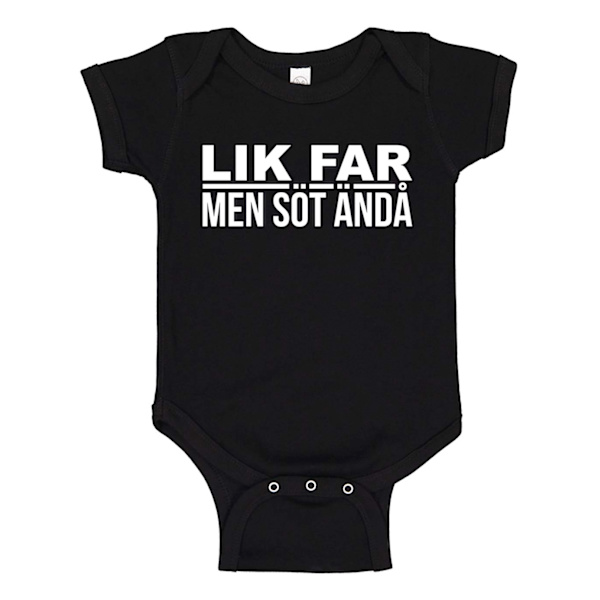 Like Father But Sweet Spirit - Baby Body svart Svart - 24 månader