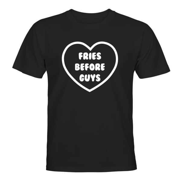 Fries Before Guys - T-SHIRT - MÆND Svart - L