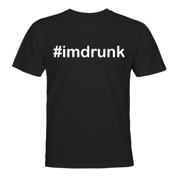 Im Drunk - T-SHIRT - MENN Svart - S