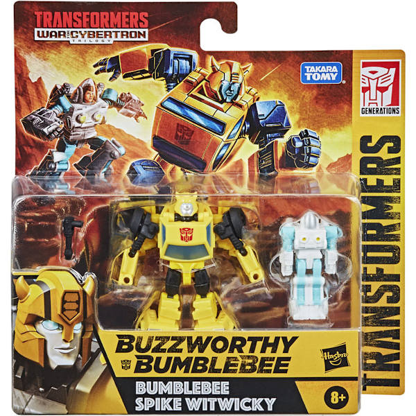 TRANSFORMERS WFC BUMBLEBEE & SPIKE WITWICKY 2PK