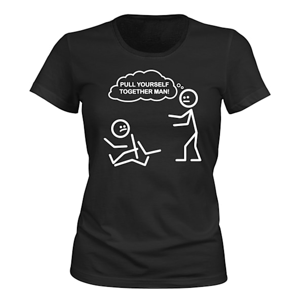 Pull Yourself Together - T-PAITA - NAISTEN musta XL