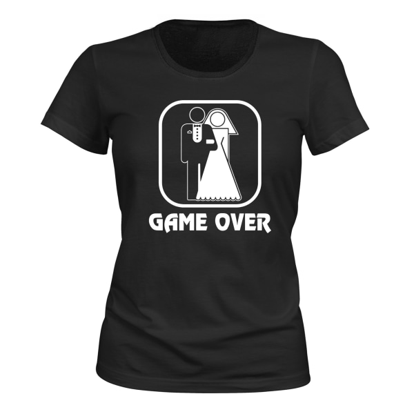 Bride Game Over - T-SHIRT - DAME sort XS