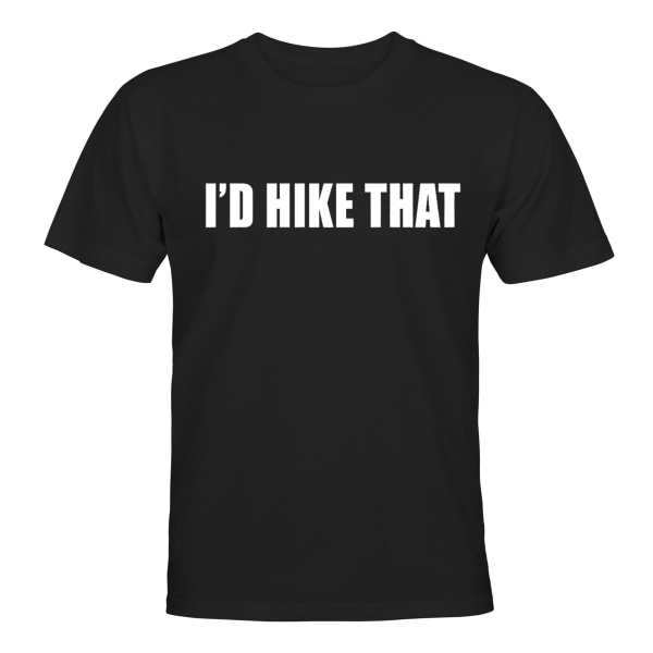 Id Hike That - T-SHIRT - HERR Svart - 2XL