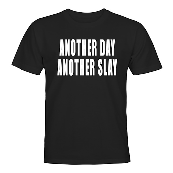 Another Day Another Slay - T-SHIRT - MÆND Svart - M
