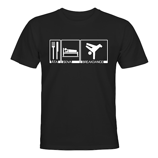 Spis Sleep Breakdance - T-SHIRT - UNISEX Svart - M
