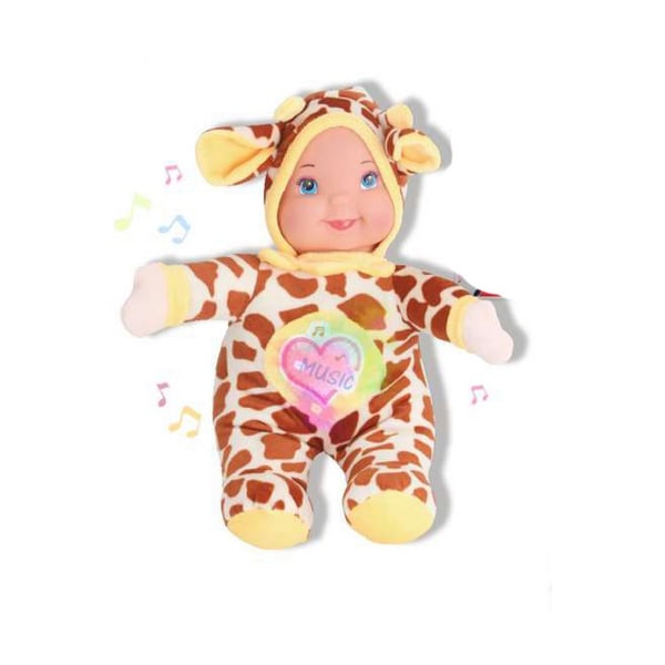 Babydukke Reig Musikalsk plysjdukke 35 cm Giraffe