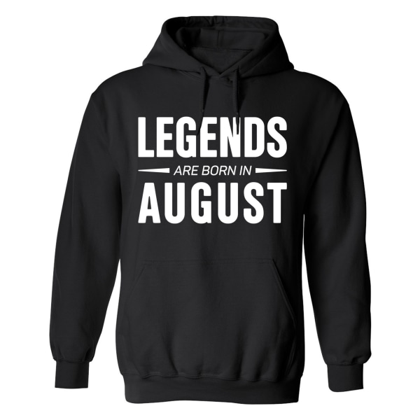 Legends Are Born In Elokuu - Huppari / pusero - MIESTEN Svart - 5XL