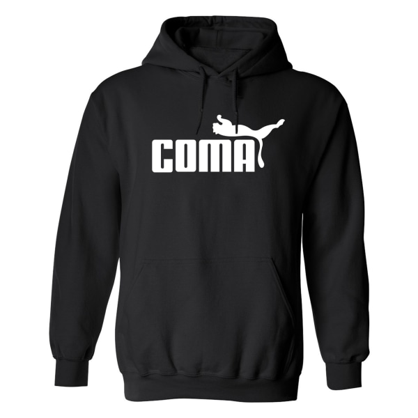 Coma - Hættetrøje / Sweater - UNISEX Svart - 4XL