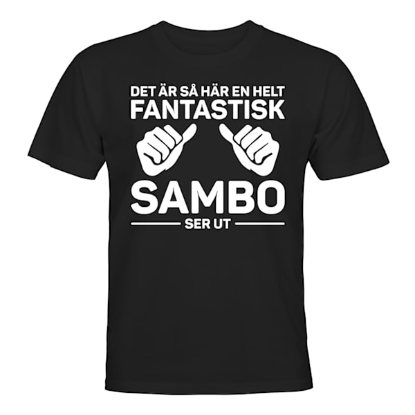 Fantastisk Sambo - T-SHIRT - HERR Svart - S