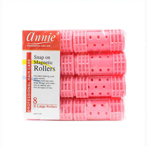 Hårruller Annie Large Pink (8 uds)